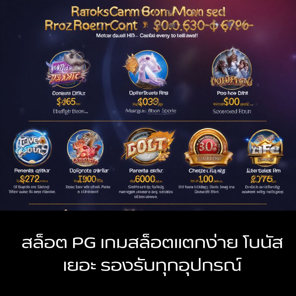 สล็อต PG เกมสล็อตแตกง่าย โบนัสเยอะ รองรับทุกอุปกรณ์